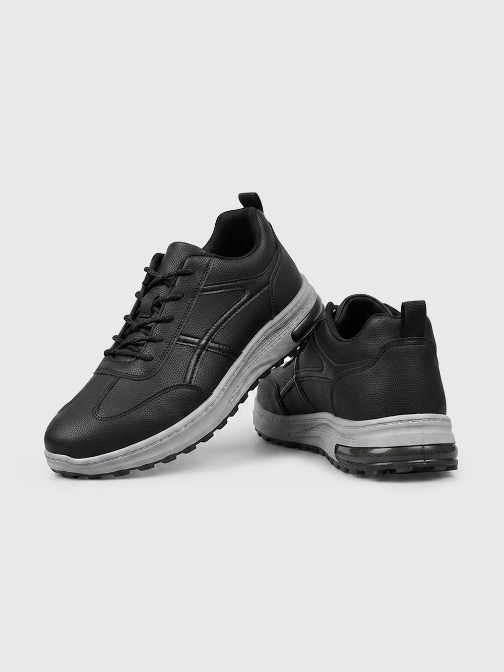 UrbanCraft Classic Casual Sneakers Black - WJ-01